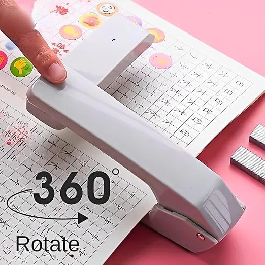 Image of 20-25 Sheet Capacity, Swing-Arm Swivel Stapler Ideal for Booklet and Program Making or Book Binding,360 Degree Rotate Desktop Staplers,Booklet or Book Binding