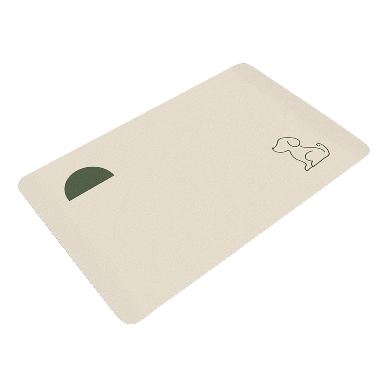 Buxuaaaa Crouching Dog Minimalists Animal Designs Soft Bath Mat Quick Drying And Nonslip Shower Mat For Bathroom Or Kitchen Earth Bath Mats