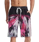 Traje de bano hombre para hombre están hechos de material de secado rápido, elástico y cómodo. genial para usar todo el día en climas cálidos