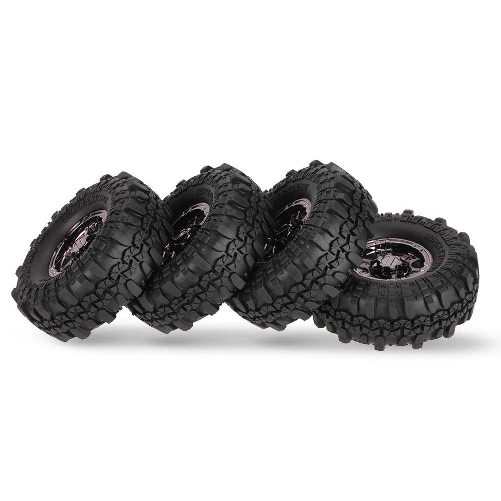 Pneus 1/10 Rock Crawler 110mm Jante Beadlock Grip Extrême D90