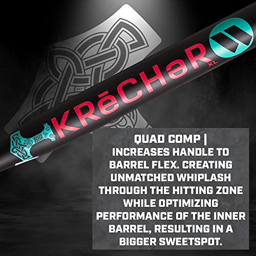 Worth Ryan Harvey Krecher Xl 13.5" Usa/Asa Slowpitch Bat, 34X27Oz #TOP4