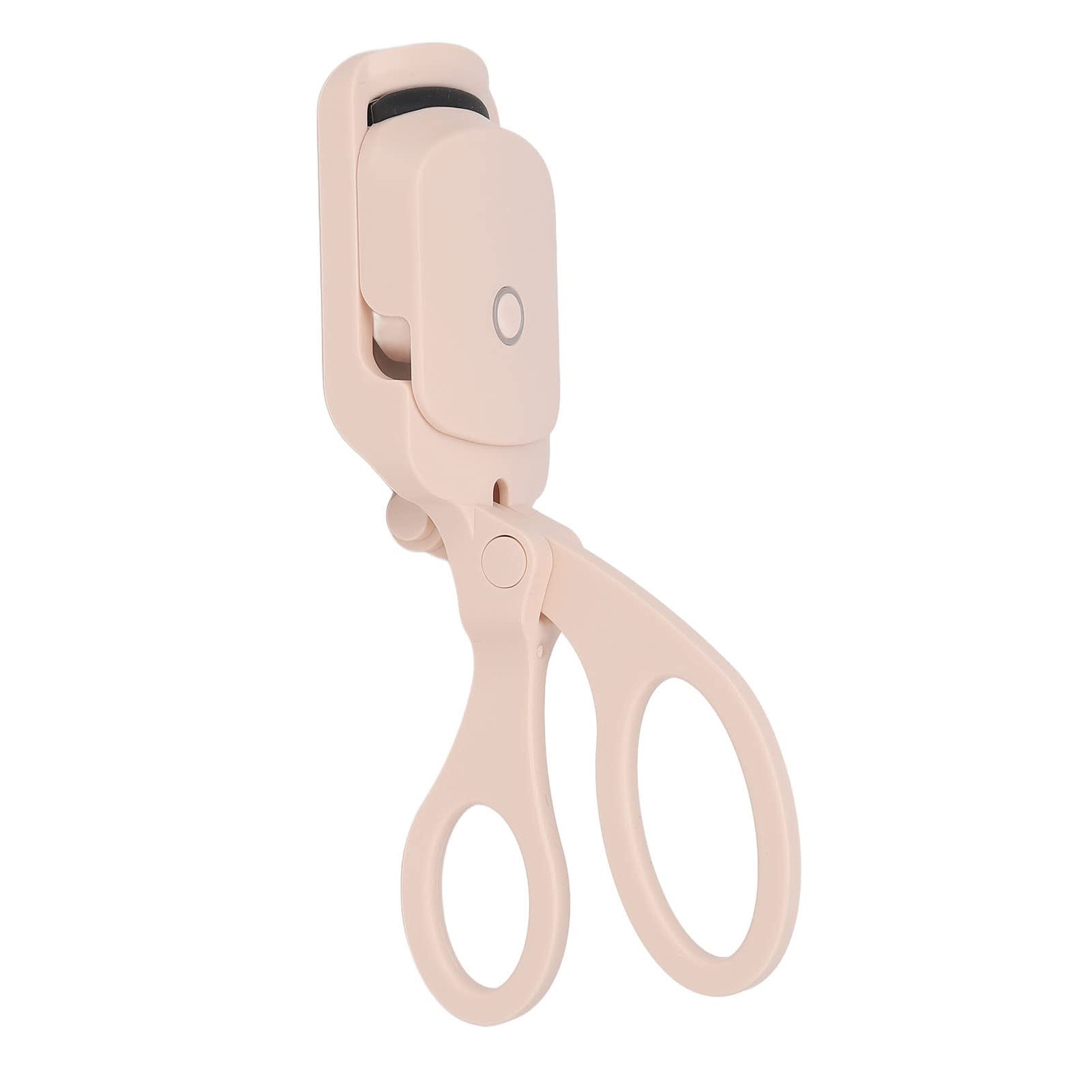 Luqeeg Heated Eyelash Curler, Rechargeable Electric Eye Lash Curlers, Long Lasting Curved Silicone Lash Curling Device with 2 Temperature Gears for Creating Curling Eyelashes ()