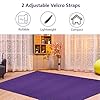 HYD-PARTS Large Exercise Mat for Home Gym Workout,Non-Slip Workout Mats for Home Gym Flooring Yoga Mat Durable Cardio Fitness Mat (Purple)