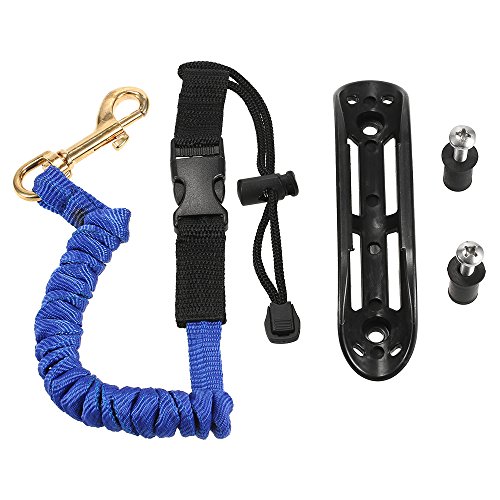 Montagem de canoa, Andoer Suporte para clipe de remo para caiaque Kit de suporte para remo de remo p