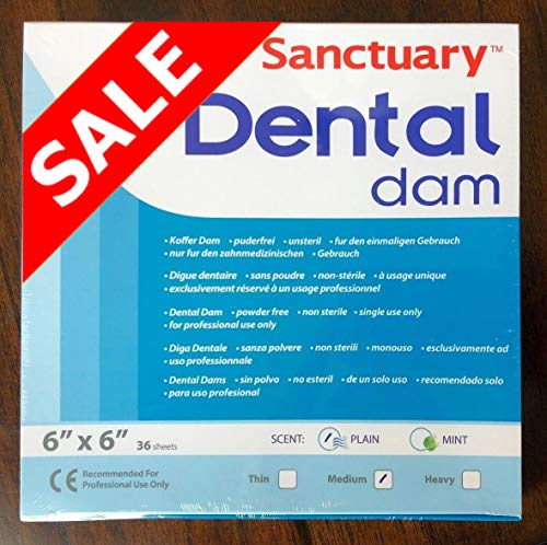 SANCTUARY DENTAL DAM LATEX 6