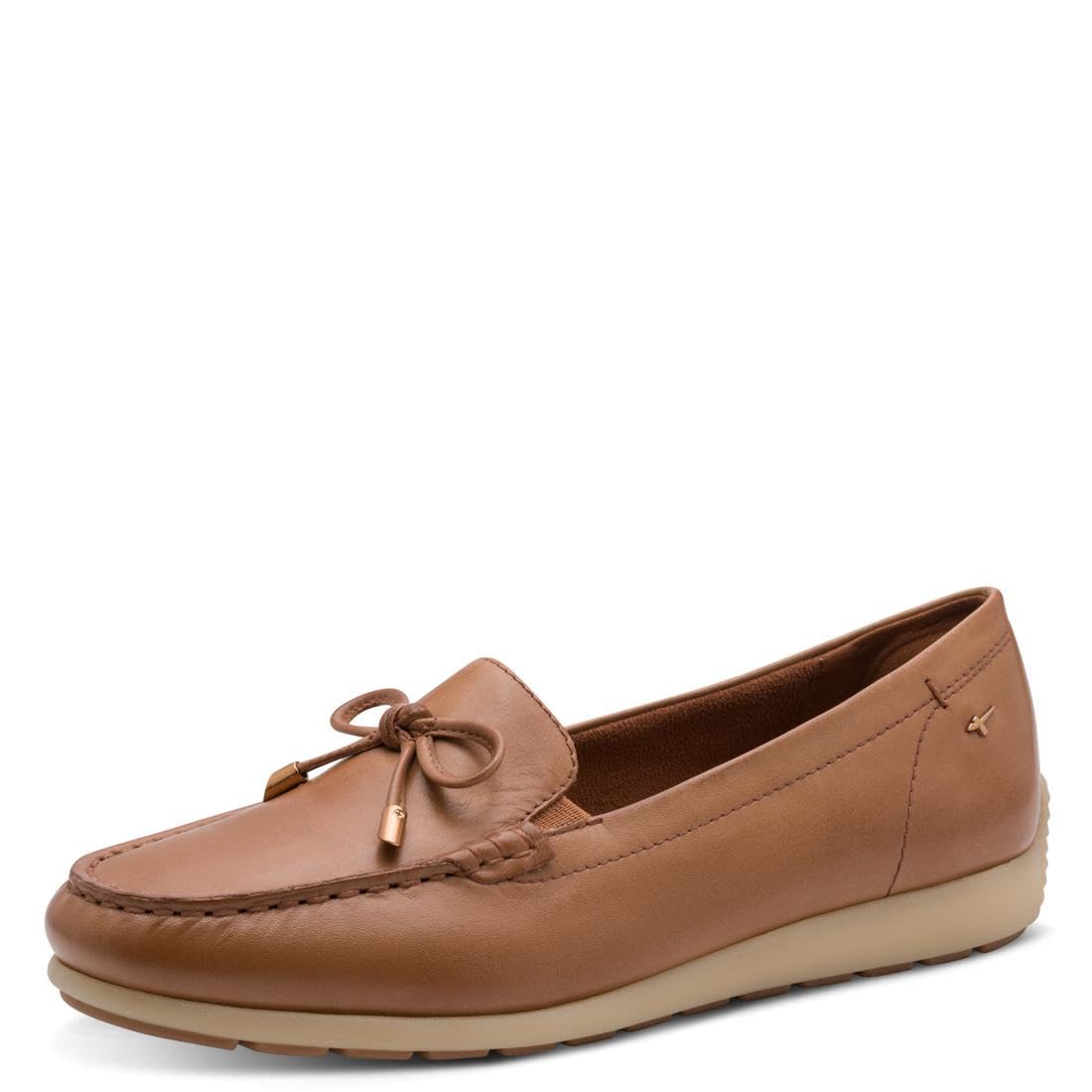 Tamaris Comfort Mocassini da Donna in Pelle con Fiocco