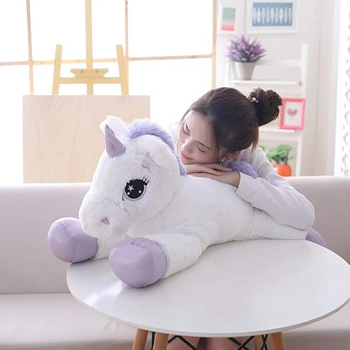 Miniatura 4 de Juguetes gigantes de unicornio de peluche,Cojín de almohada de felpa para el cumpleaños,San Valentín,Dormitorio