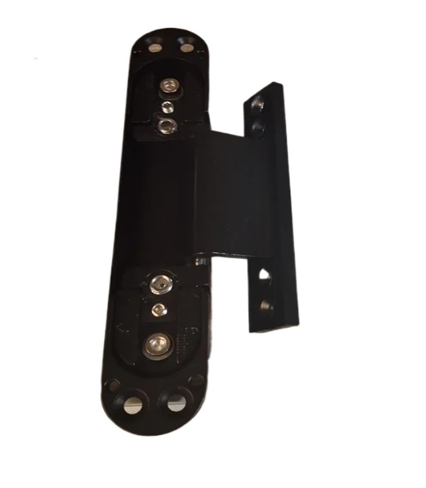 YMUGUEGH 2D Adjustable Conceal door Hinge door hinge for flush doors concealed installation Single-side slotted adjustable hinge(C1 Slivery)