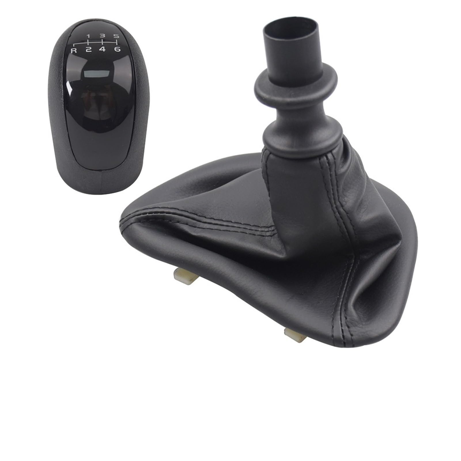 Fncvtm 6 Speed Gear Shifter Knobs For Mercedes For Benz For Vito For Viano W639 2003-2010 Gear Shift Knob With Gaitor Boot Cover(6 Speed)