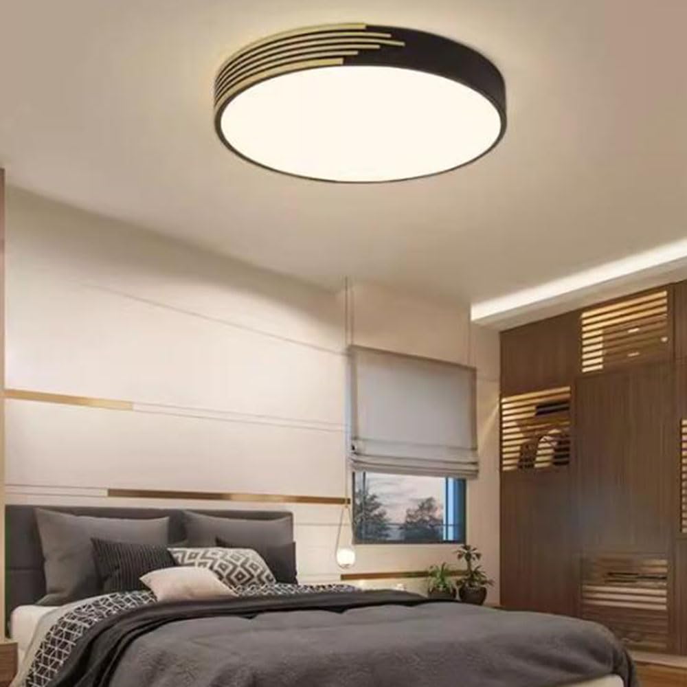 Przemysłowe Okrągłe Lampy Sufitowe LED W Stylu Chińskim Lekka Luksusowa Oprawa Oświetleniowa Akrylowy Abażur Lampa Sufitowa Z Trójkolorowym Przyciemnianiem Płaskie Światło Sypialnia Salon KNBVFHG