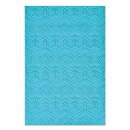 Sizzix 3-D Textured Impressions Embossing Folder Mark Making, 665358, Multicolor