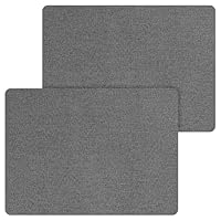2 Stück Stoff Flicken Leinenstoff-Patch Selbstklebend Stoff Reparatur Patches 20 x 28 cm Reparaturflicken für Sofas Autositze Bürostuhl Vorhänge (Grau)