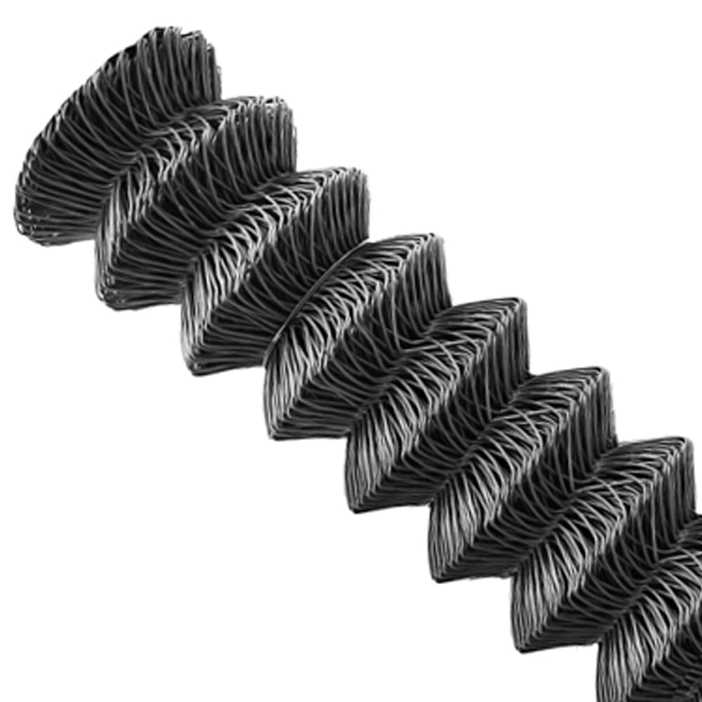 Maschendrahtzaun 80-150 cm Höhe 15/25 m Länge Maschendraht Gartenzaun Zaun Anthrazit, Modell:150 cm hoch / 15 m lang