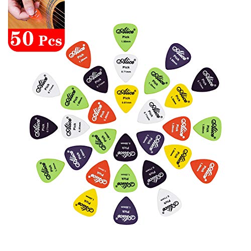NATEE Lot de 50 Médiators pour Guitare Plectre de Guitare Variété de Jauges avec boîte de rangement (0,58/0,71/0,81/0,96… - Les Beatles, Paul McCartney, John Lennon, RIngo Starr, George Harrison NATEE Lot de 50 Médiators pour Guitare Plectre de Guitare Variété de Jauges avec boîte de rangement (0,58/0,71/0,81/0,96…