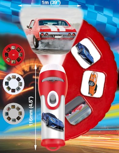 Brainstorm Toys Super Cars Stem Torch and Projector, 24 Car Images, Projects Clear Pictures up to 1 Metre Wide - Image 3
