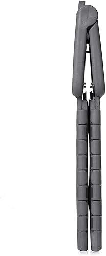 Miniatura 3 de Casafield Taburete plegable de 9 pulgadas con asa (juego de 2), gris, taburete plegable portátil de plástico pequeño para niños y adultos, uso en la