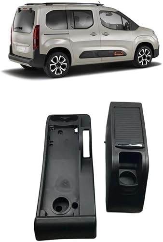 Car Armrest Box For Citroen For Berlingo 2009-2019 Center Armrest Console Storage Box Organizer With Cup Holder - 5