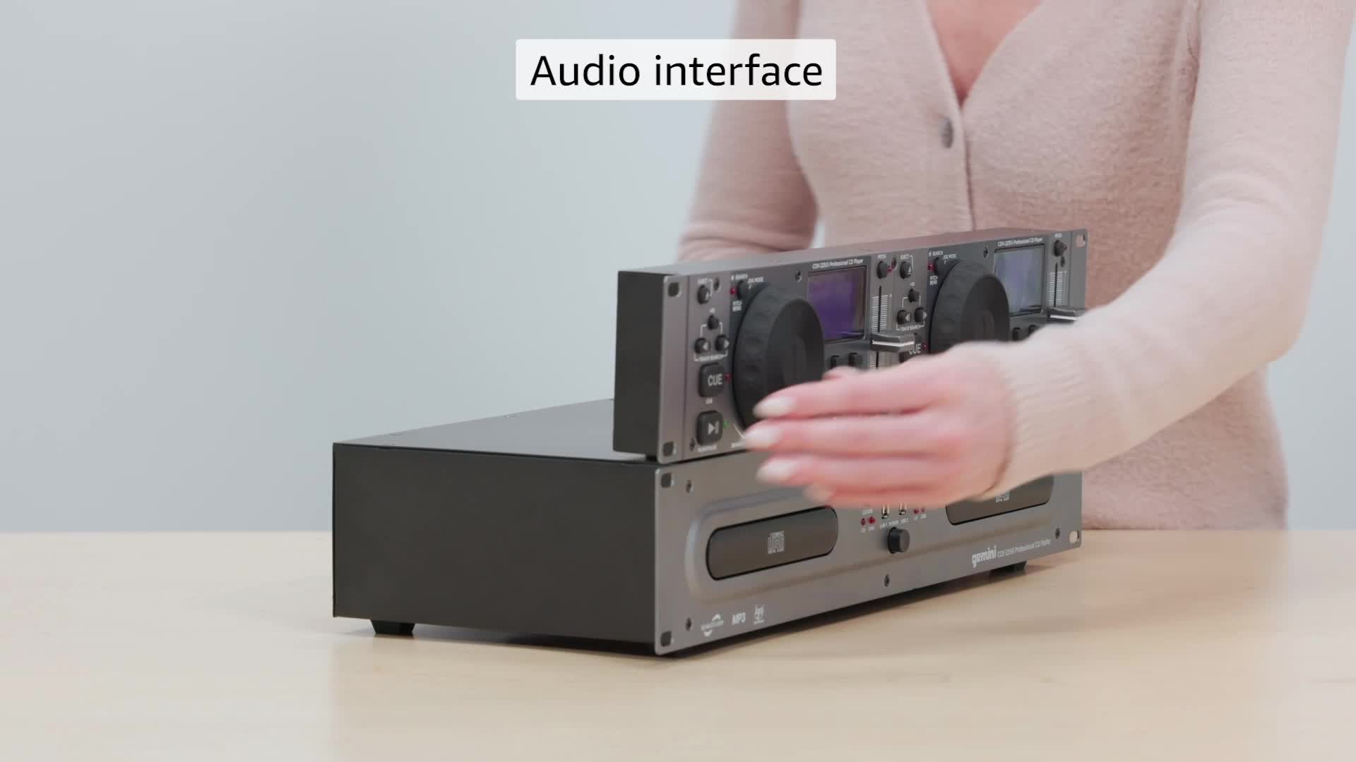 Gemini Sound CDX-2250i Dual Rack Mountable Professional Audio