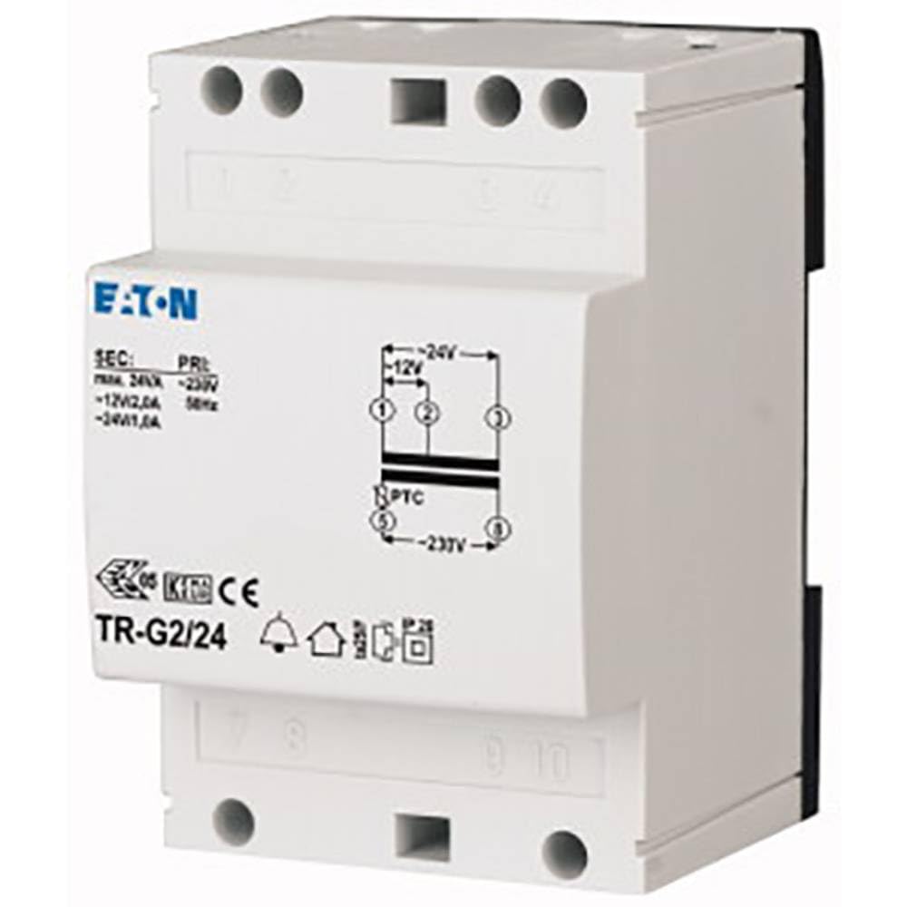 Eaton (Installation) Campanello trasformatore TR di G2/24 230 V 12 – 24 V 2 – 1 a campanello Trasformatore 4015082724849