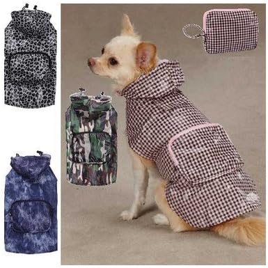 Casual Canine Chaqueta de día lluvioso, pequeño, gris