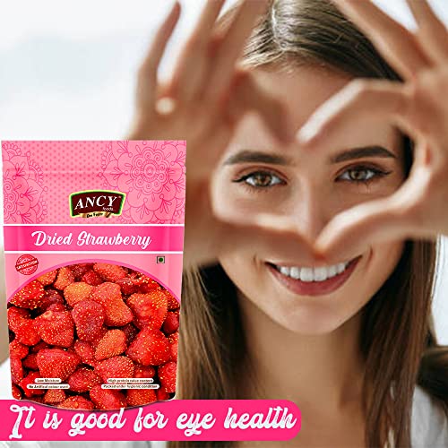 Image of Ancy Foods Premium Dry Fruits (Dried Strawberry), 250 g (Pack of 2)