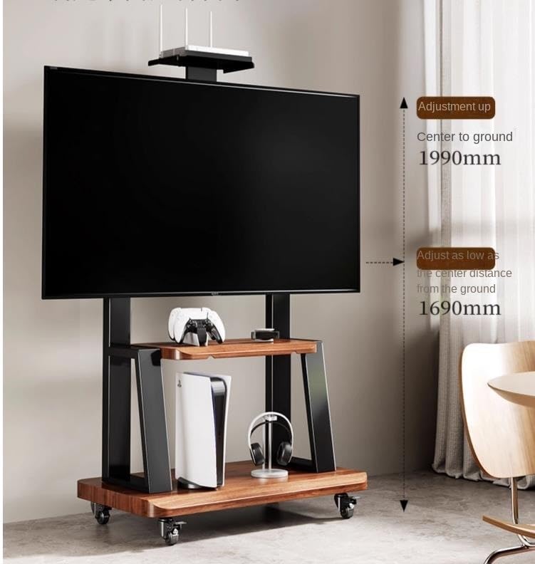 Soporte Universal para TV Ajustable con Ruedas para 32" a 80" miniatura 6