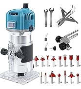 Cordless Compact Wood Router Tool - 6 Speeds Adjustable Electric Hand ...