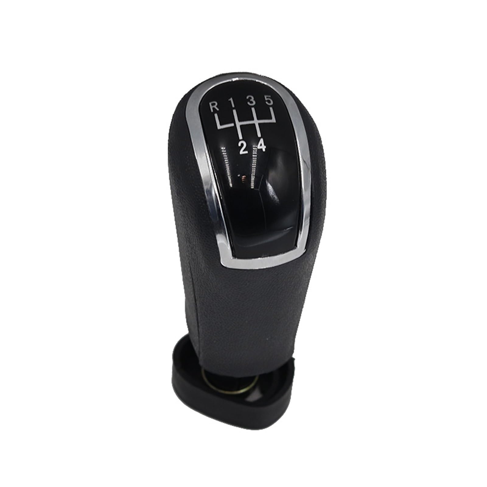 Pookknop Voor Skoda Voor Octavia A5 A6 2004 2005 2006 2007 2008 2009 2010 2011 2012 Auto 5/6 Speed ​​Versnellingspook Pookknop met Lederen Laars Kraag versnellingspookknop auto (Size : B03246 Speed
