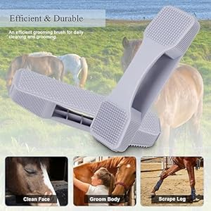 Strip hair gentle grooming tool for horses dogs and cats  horse shedding grooming deshedding tool  equine grooming shedding tools  gentle pet bathing supplies a gray 1pcs   cucciolini doodles