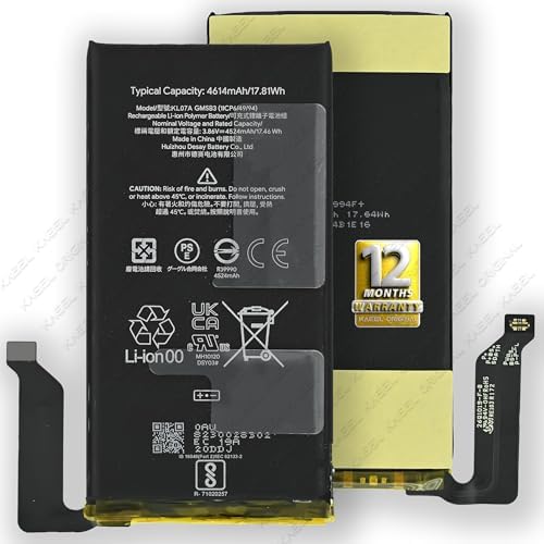 GMSB3 Genuine Replacement for Google Pixel 6 GB7N6, G9S9B16, GA02900-US - 4524mAh - with 12 Months Warranty* (Kinda Coral)