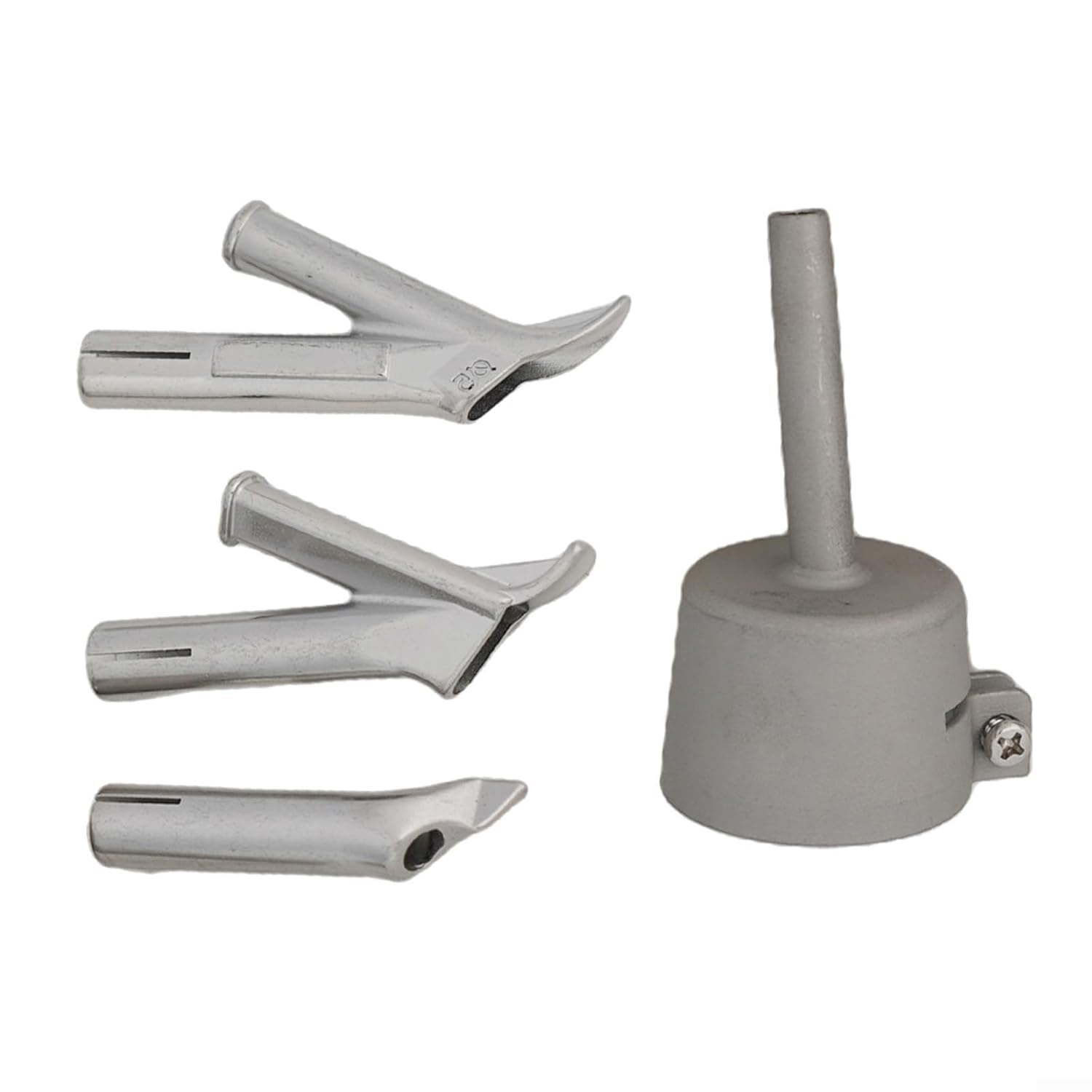 4pcs Triangle Speed Welding Nozzle Set for Y Type Hot Air Blower Head 5mm/7.5mm Tips for PVC Vinyl Plastic