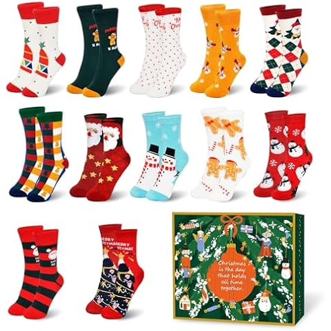 Vinylonow 12-Day Women’s Christmas Sock Advent Calendar 2025 Cover