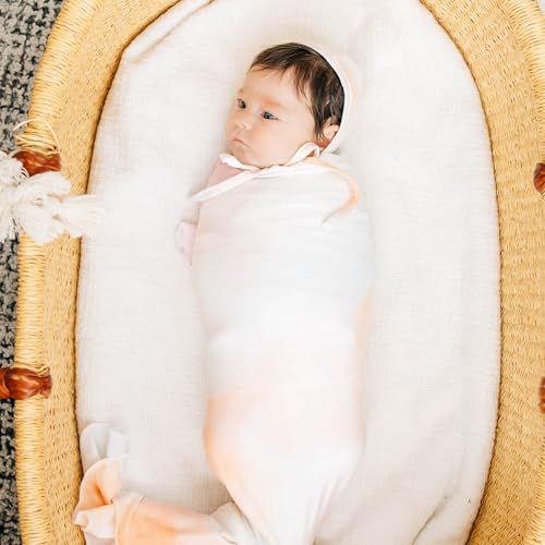 Image of Copper Pearl Swaddle Blankets for Newborns | Soft Stretchy Receiving Blankets for Boys and Girls | Large 46 x 46 Inch Baby Blankets | Lightweight and Breathable Swaddles | Nova