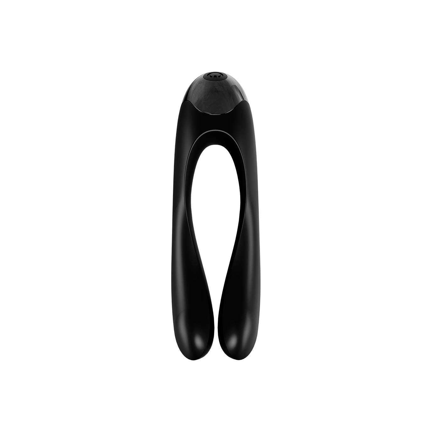 Satisfyer Candy Cane Dito Vibratore | Realizzato in Silicone body-friendly | Innovativo Sex Toy per una Stimolazione versatile | Sex Toys ricaricabile | Impermeabile (IPX7) | Vibratori Nero