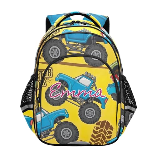 Sac à dos Blue Trucks pour fille et garçon de 6 à 12 ans