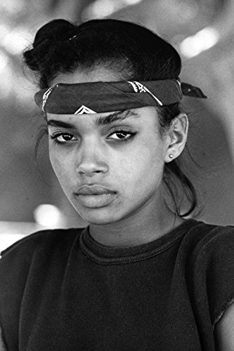 Generic LISA BONET BEAUTIFUL YOUNG POSE WITH BANDANA AROUND HEAD PosterLife Wall Art Poster 24x36 inches, Large, Black