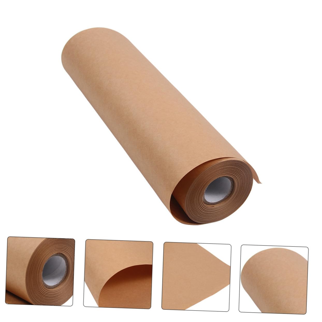 Kraftpapierrolle für Bastelarbeiten und Geschenkverpackung, 45cm X 30m | Einzeln Rolle, Glatte Oberfläche, Einfach Zuschneidbar, für Blumensträuße und Geschenktaschen