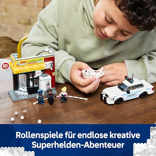LEGO Marvel Spider-Verse: Miles Morales vs. The Spot - Super Heroes Playset with a Buildable Toy Car, 4 Minifigures & a Shop - Birthday Gift for 9 Plus Year Old Boys & Girls 76311 - 7