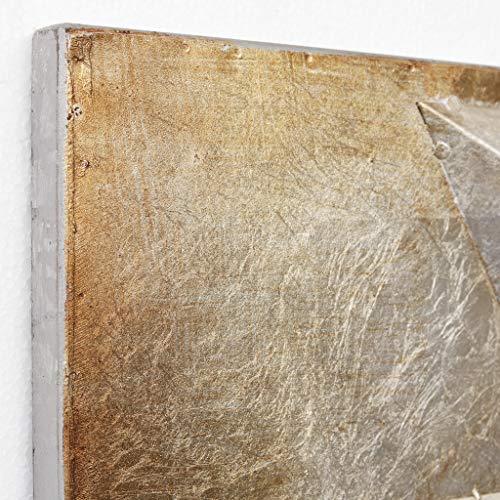 Empire Art Direct Steel II Abstract 3D Iron Wall Art, Metallic Hand Painted Sculpture,Ready to Hang, Living Room, Bedroom ＆ Office, Gold, 22 in. x 48 in. by Empire Art Direct - Image 7