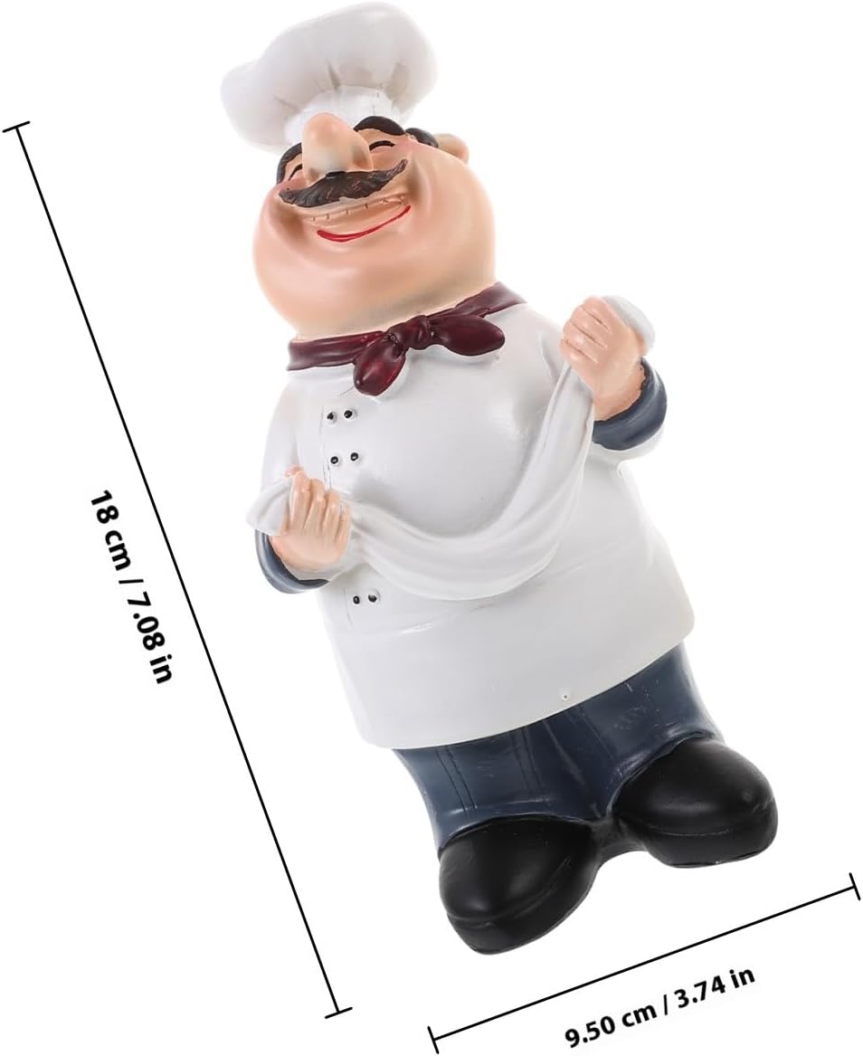 Chef Figurine Resin Ornament for Bar and Home Decorative Gift image 2