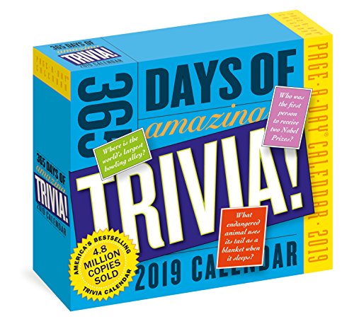 365 Days of Amazing Trivia! Page-A-Day Calendar 2019