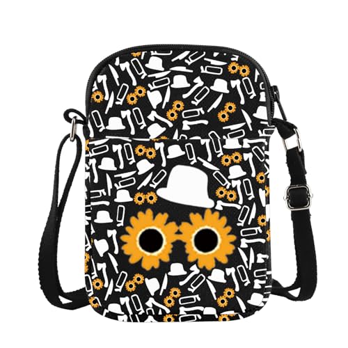 XYANFA Clloown Crossbody Bag Horror Movies Lover Gift Clloown Themed Gift Handbag