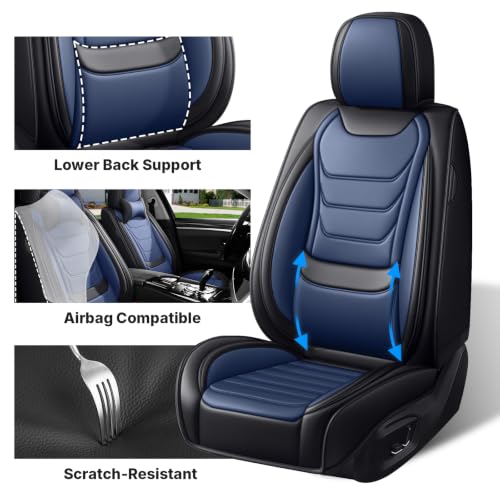 Image of for GMC Terrain 2010-2025 Seat Covers 5P (Black /Blue)