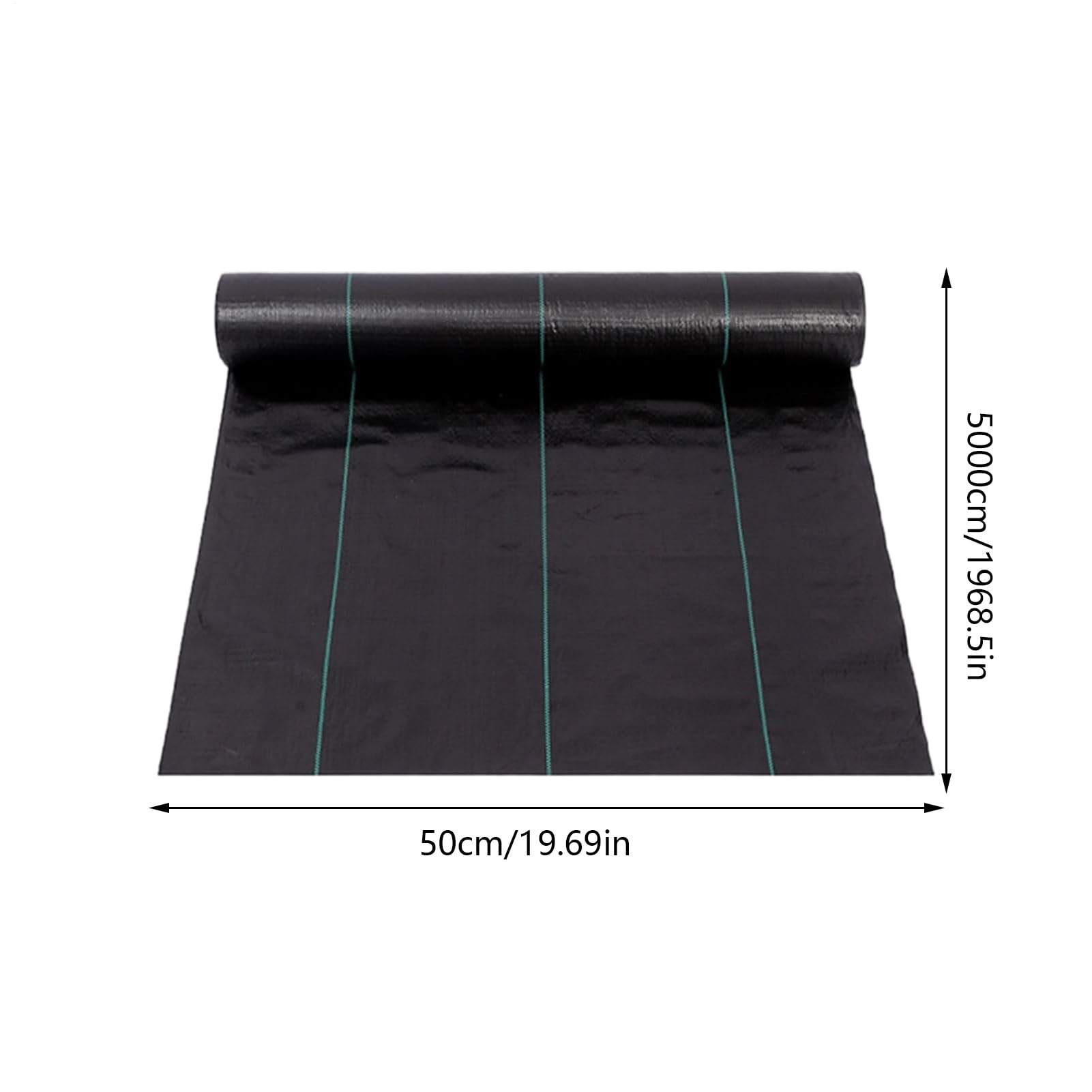Tela Para Jardin De Alta Resistencia 0.5x50m Material Para Control De | Barrera Contra Malas Hierbas Para Jardineros Vivero Senderos Árboles Arbustos Caminos Invernaderos Huertos