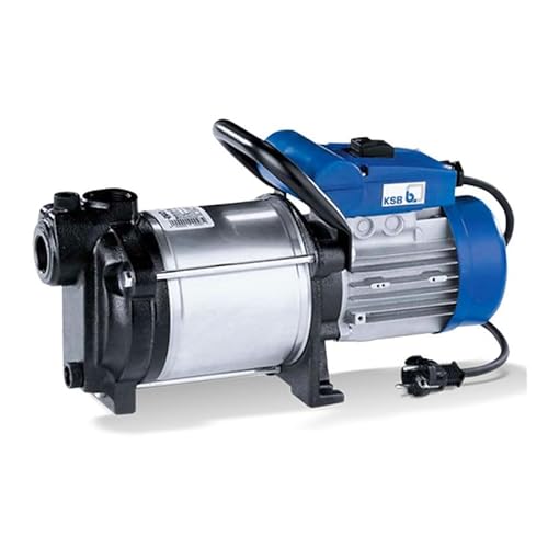 KSB MultiEco65P Wasserpumpe, 1,3 kW, transportabel bis zu 8 m³/h, einphasig, 220 V