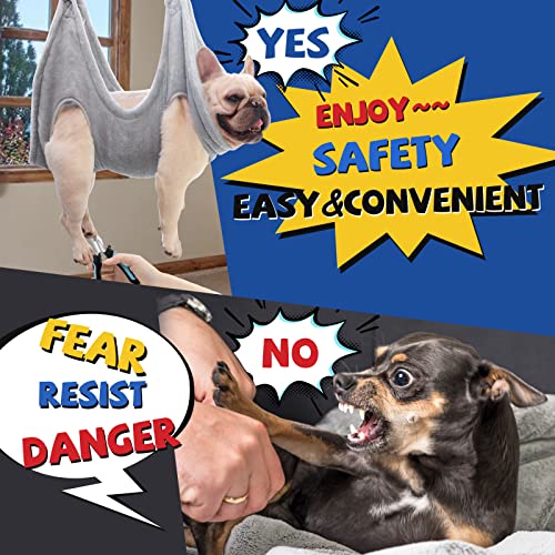 Maiyouweng Dog Grooming Hammock,Dog Grooming Supplies,Dog Hammock,Dog Grooming Harness,Pet Grooming Hammock,Grooming Table,Dog Nail Clipper,Dogs Cats Grooming,Claw Care (S) #TOP1