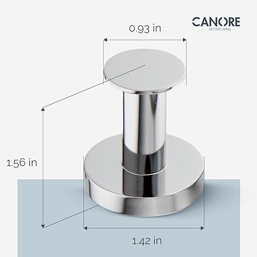 Miniatura 7 de Ganchos de pared adhesivos fuertes, para pegar en el baño, cocina, gancho para toallas, juego de 2 ganchos de metal negro, soporte para toallas