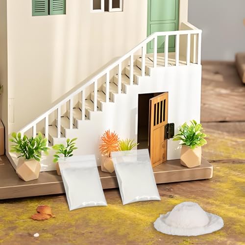 TOYANDONA 20taschen Miniatur Bauzement Zement Kleber für Miniaturmodelle Puppenhaus-ziegelkleber Mini-mauerkleber Diy-klebstoff für Landschaftsgestaltung und Modellbau