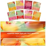 TItle: Taylors of Harrogate Assorted Green Teas and Fruit Infusions Selection Gift Box, 8 Flavours (Total of 48 Tea Bags)