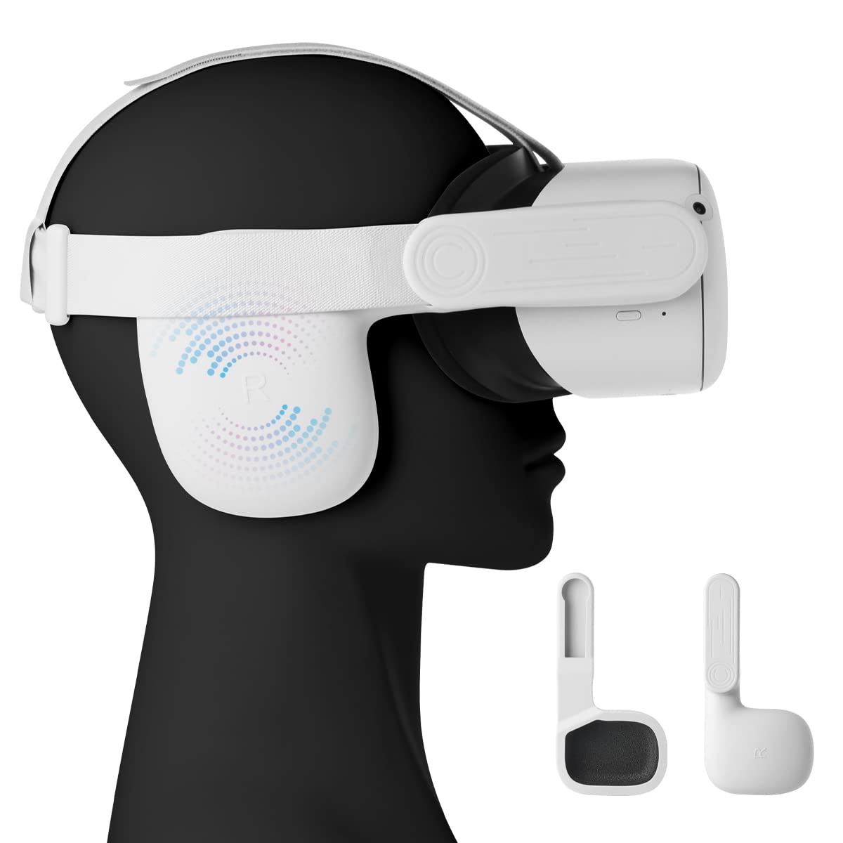 Lanmu Silicone Ear Muffs Compatible With Meta Oculus Quest